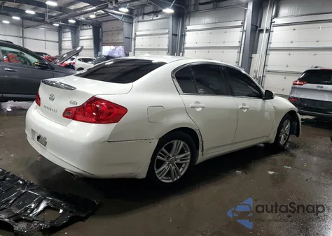 2011 Infiniti G25 from USA, damaged, VIN JN1DV6ARXBM652576